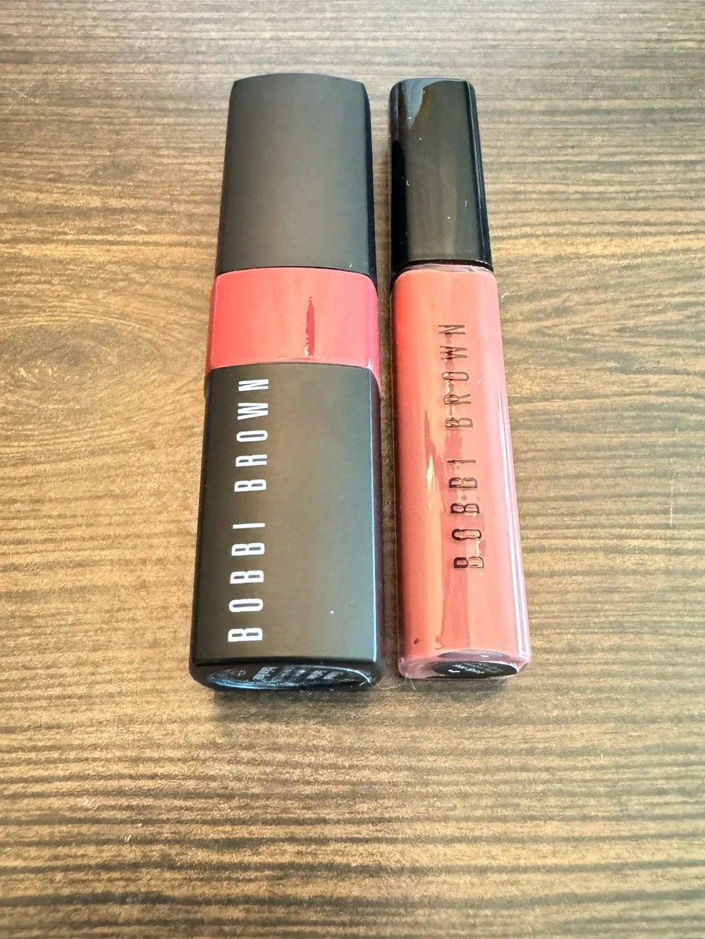 Bobbi Brown Lipstick and Liquid Lip in Muted Rose